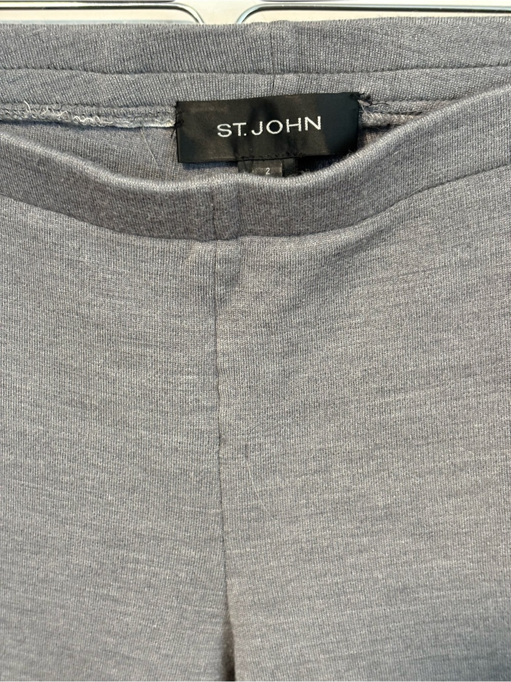 St. John Women's Light Gray Knit Pants